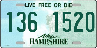 NH license plate 1361520