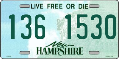 NH license plate 1361530