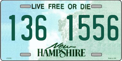 NH license plate 1361556