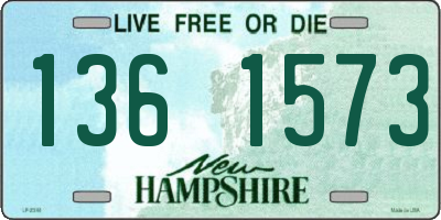 NH license plate 1361573