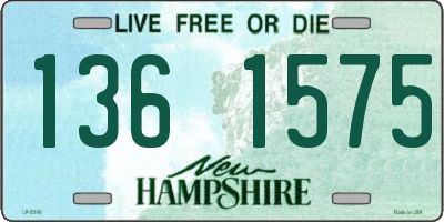 NH license plate 1361575