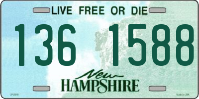 NH license plate 1361588
