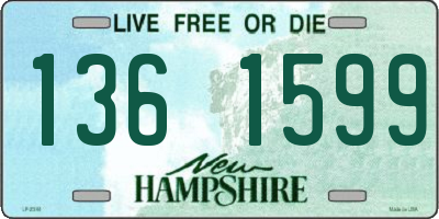 NH license plate 1361599