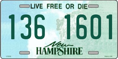 NH license plate 1361601