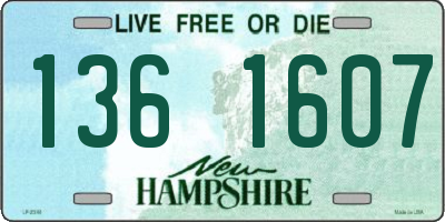 NH license plate 1361607