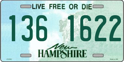 NH license plate 1361622