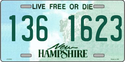 NH license plate 1361623