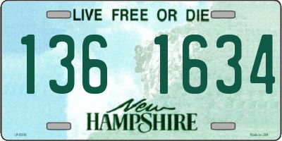 NH license plate 1361634