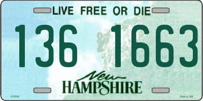 NH license plate 1361663