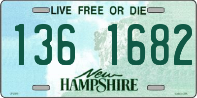 NH license plate 1361682