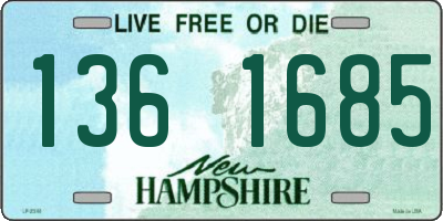 NH license plate 1361685
