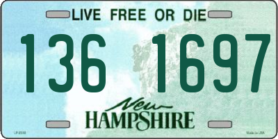 NH license plate 1361697