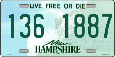 NH license plate 1361887