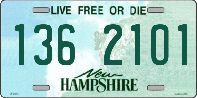 NH license plate 1362101