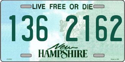 NH license plate 1362162