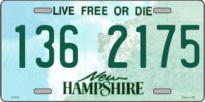 NH license plate 1362175