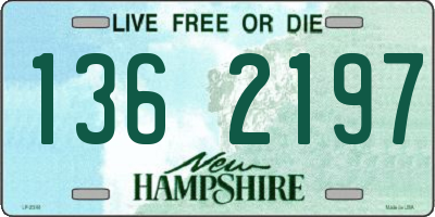 NH license plate 1362197
