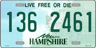 NH license plate 1362461