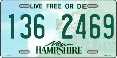 NH license plate 1362469