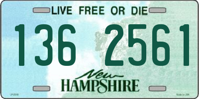 NH license plate 1362561