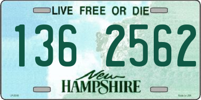 NH license plate 1362562