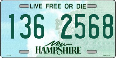 NH license plate 1362568