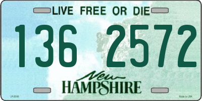 NH license plate 1362572