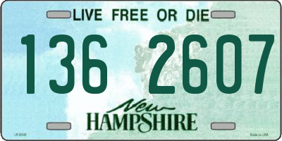 NH license plate 1362607