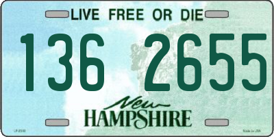 NH license plate 1362655