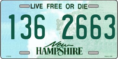 NH license plate 1362663