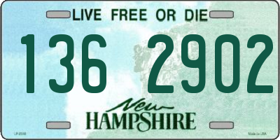 NH license plate 1362902