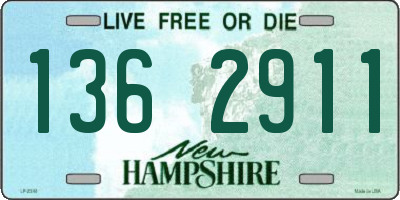 NH license plate 1362911