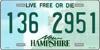 NH license plate 1362951