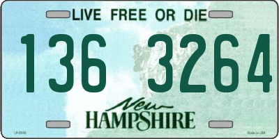 NH license plate 1363264