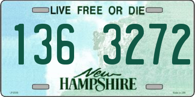 NH license plate 1363272