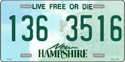 NH license plate 1363516