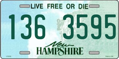 NH license plate 1363595