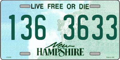 NH license plate 1363633