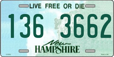 NH license plate 1363662