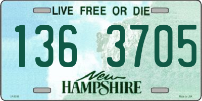 NH license plate 1363705