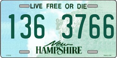 NH license plate 1363766
