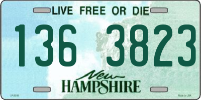 NH license plate 1363823