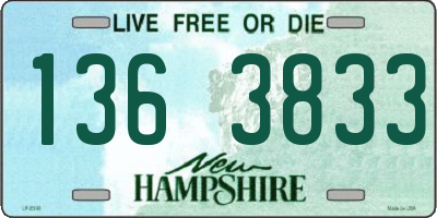 NH license plate 1363833