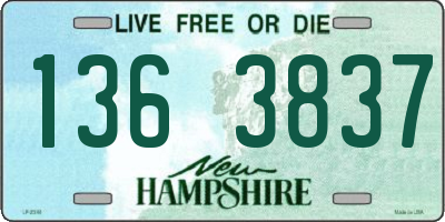NH license plate 1363837