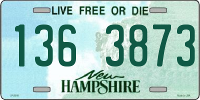 NH license plate 1363873