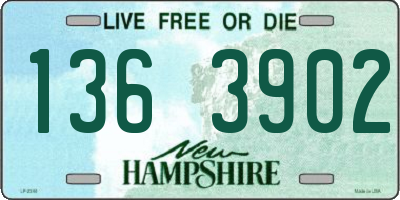 NH license plate 1363902
