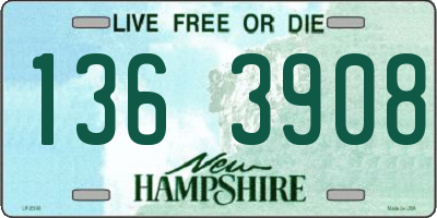 NH license plate 1363908