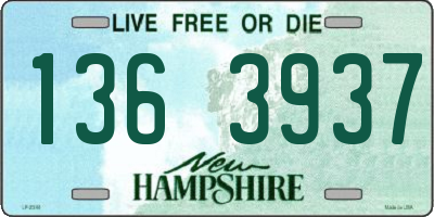 NH license plate 1363937