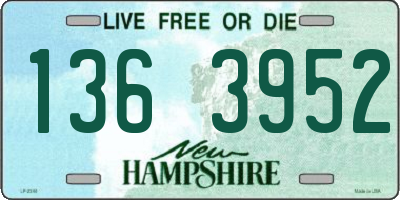 NH license plate 1363952
