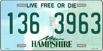 NH license plate 1363963